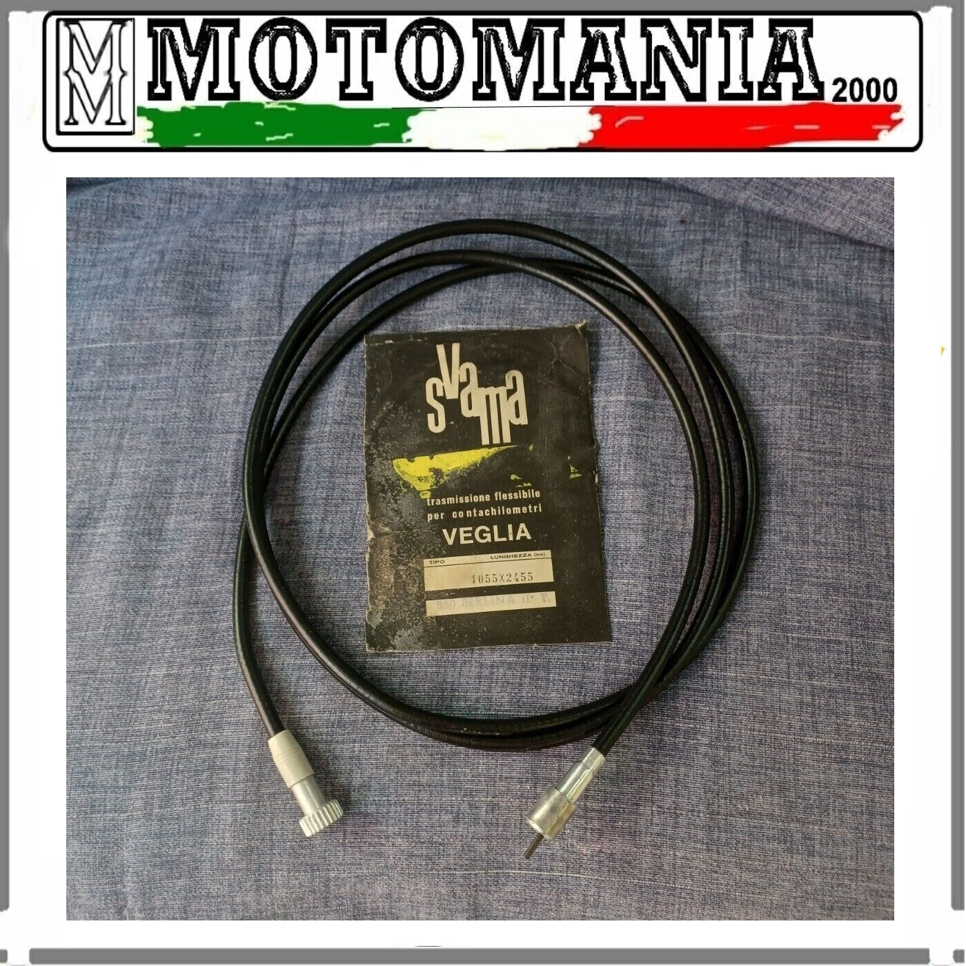 CAVO CONTACHILOMETRI KM FIAT 850 BERLINA 2° SERIE  2455 mm  *