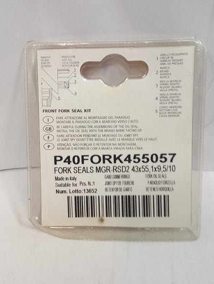 P40FORK455057 FORK OIL KIT 42X54X11 SUZUKI V.STROM 650