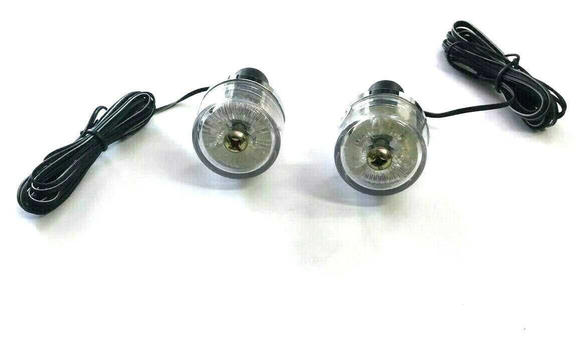 CP BILANCINI STERZO IN LEGA DI  ALLUMINIO CON TERMINALE ILLUMINATO A LED  BLU