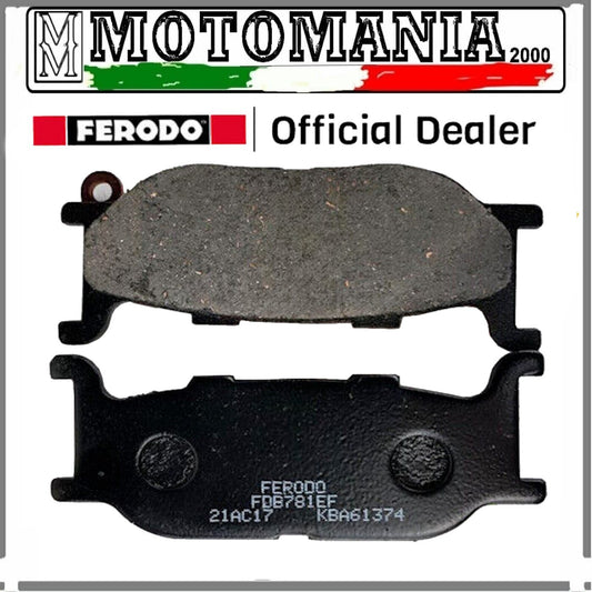 FDB781EF PASTIGLIE FRENO ANTERIORE FERODO YAMAHA CF MOTO