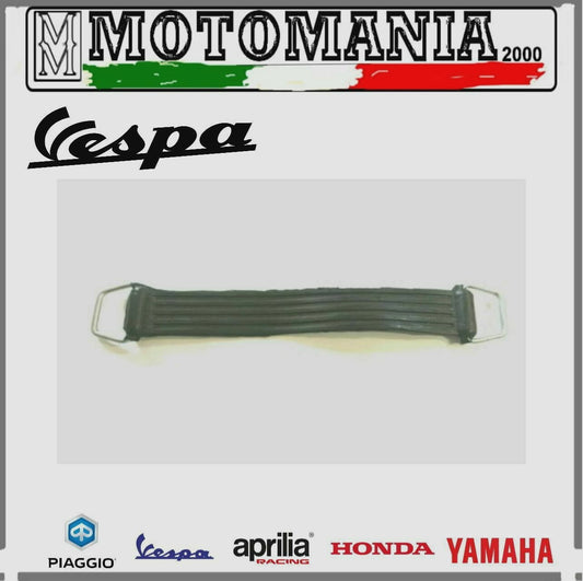 BLACK RUBBER BATTERY STRAP FOR VESPA PX 125-150-200 *