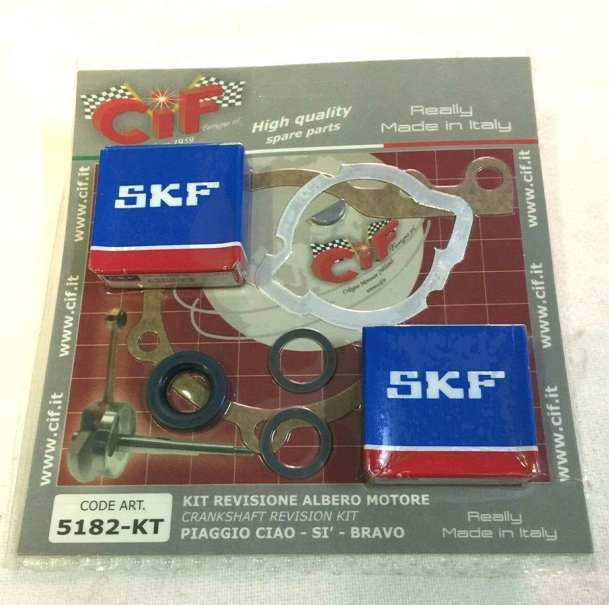 KIT REVISIONE ALBERO MOTORE PIAGGIO CIAO-SI-BRAVO