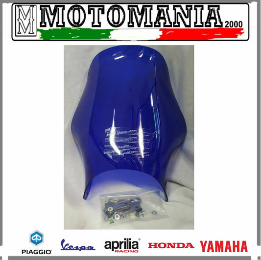 CUPOLINO BIONDI PER MOTO TIPO NAKED DI COLORE BLU TRASPARENTE CON ATTACCHI