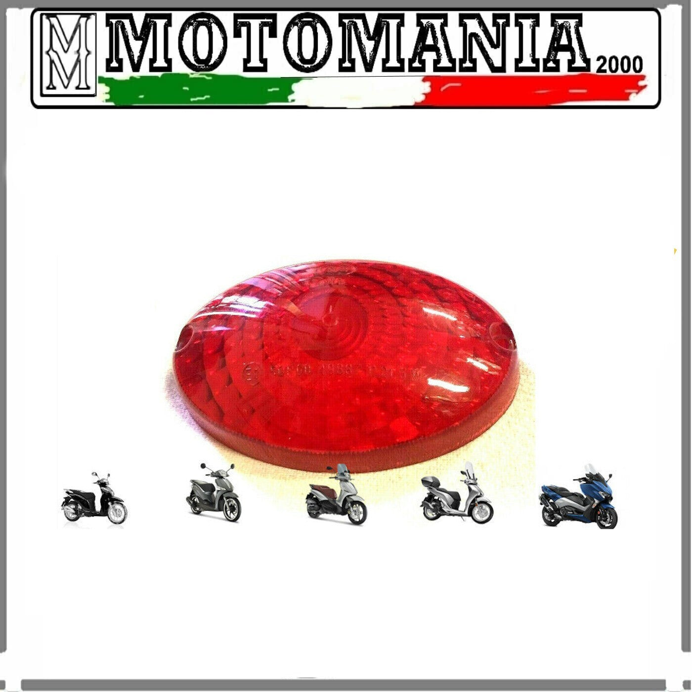 RP138 TRANSPARENT TAILLIGHT APRILIA SCARABEO 50 *