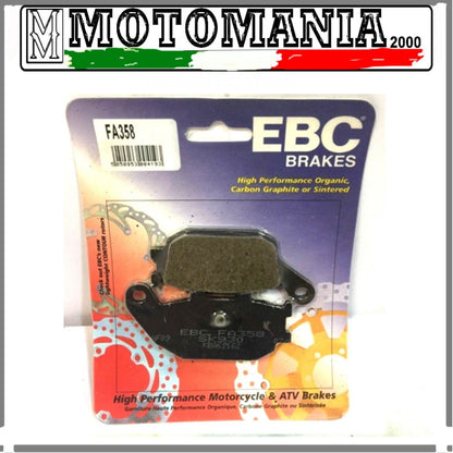 FA358 CP REAR EBC BRAKE PADS HONDA JAZZ 250