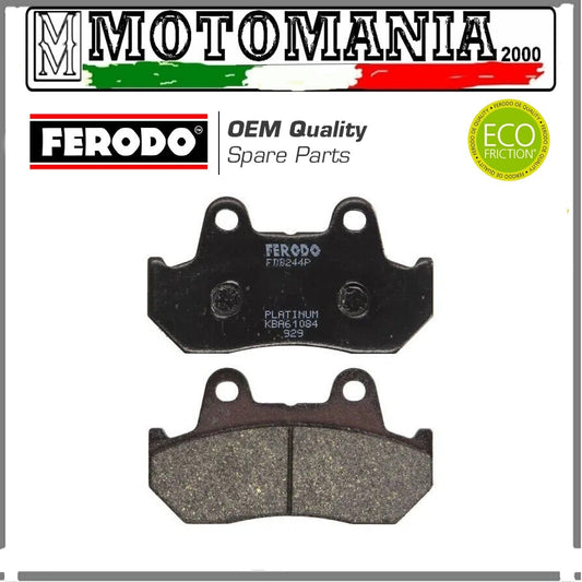 FDB244P PASTIGLIE FRENO POSTERIORE PLATINUM HONDA FT ASCOT 400 CB F 750