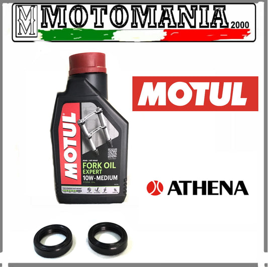 P40FORK455029 KIT PARAOLI + OLIO FORCELLA 10W MOTUL DUCATI SPORT 350