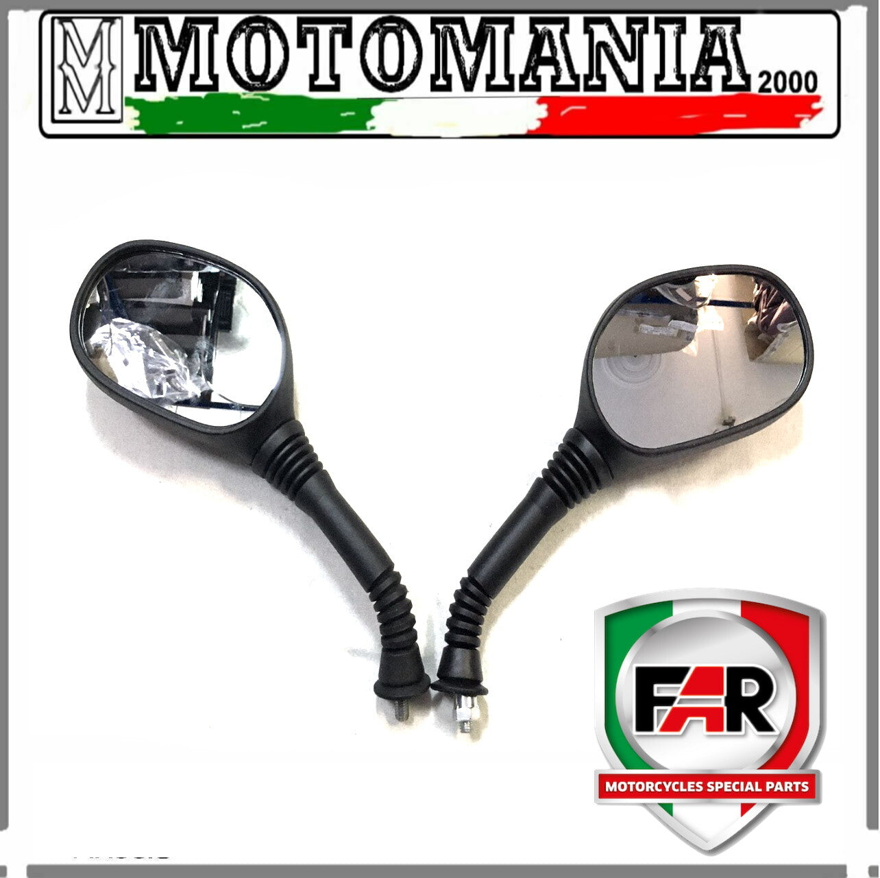 CP BLACK MIRRORS LEFT AND RIGHT FOR HONDA PANTHEON 125/150-FORESIGHT 250