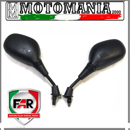 COPPIA SPECCHI RETROVISORI SX E DX NERI PER HONDA SH 125/150 2001-2007