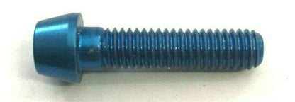 6X25 BLUE ERGAL MOTORCYCLE FAIRING COUNTERSUNK HEAD SCREW *