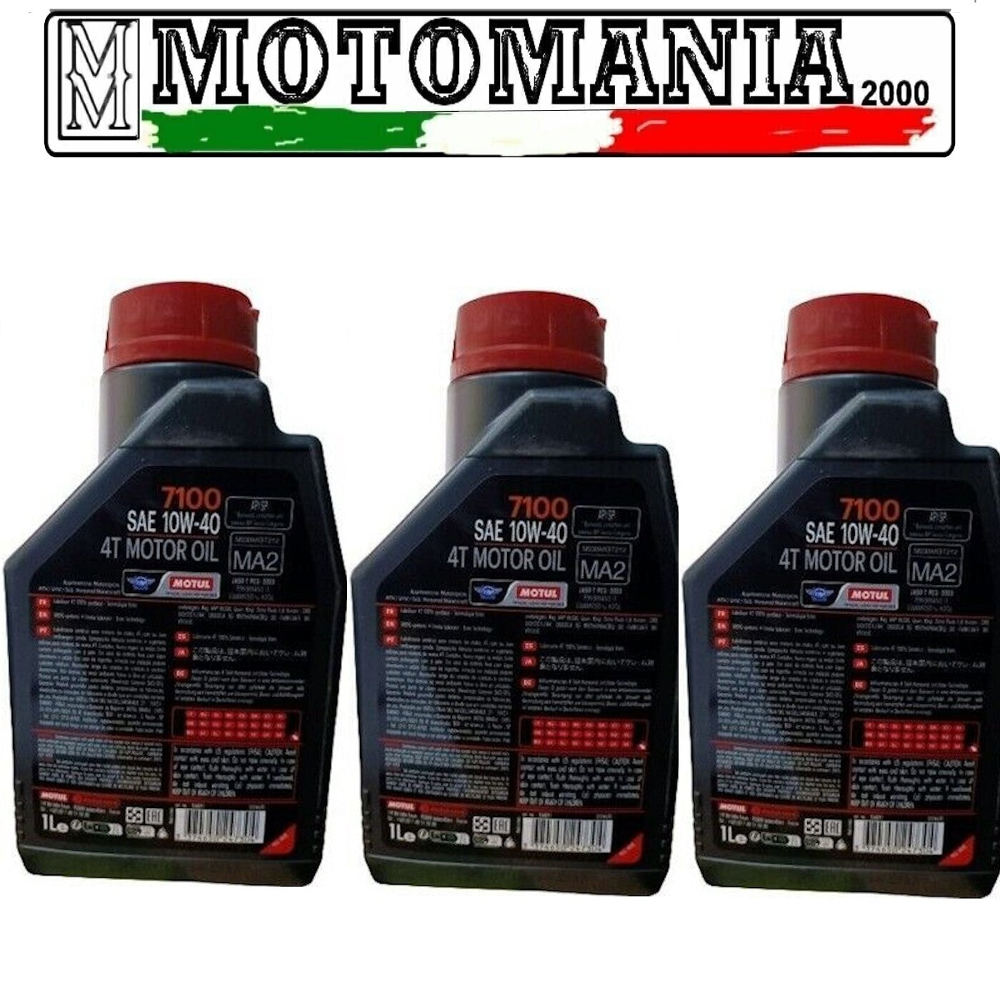 104091  OLIO MOTORE MOTUL  7100 10W40 4T - 3L  *