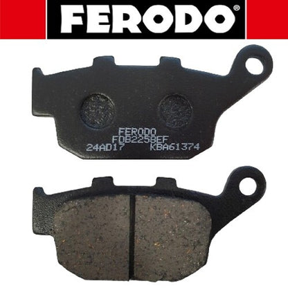 FDB2258EF  PASTIGLIE FRENO POSTERIORE  PER HONDA /KAWASAKI /SUZUKI  *