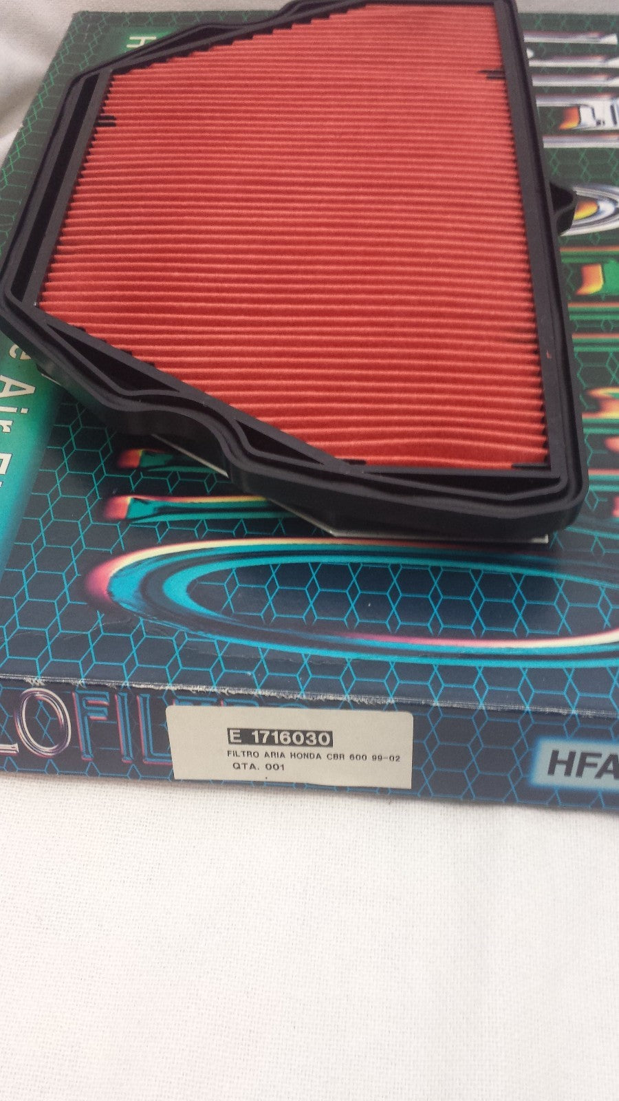 E1716030 HIFLO BERGAMSCHI AIR FILTER FOR HONDA CBR F 600 1999 - 2000