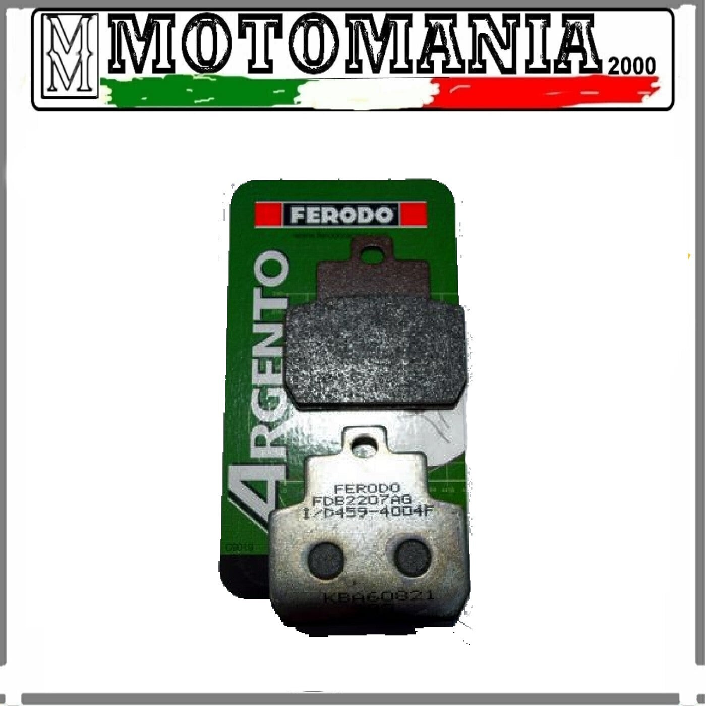 FDB2207AG PASTIGLIE FRENO POSTERIORE ARGENTATE PER PIAGGIO MP3 125 ie MP3 LT 400