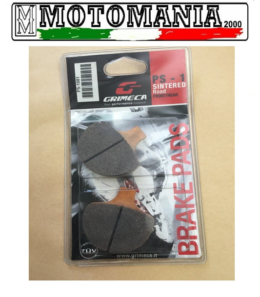 PS-1081 PAIR OF SINTERED GRIMECA PADS FOR HARLEY DAVIDSON *