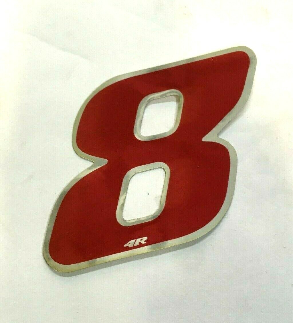 NUMBER 8 RED STICKER WIDTH 5MM LENGTH 5MM *