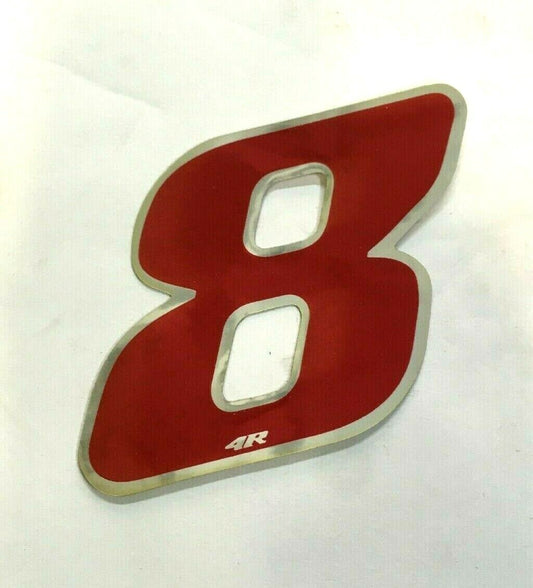 NUMBER 8 RED STICKER WIDTH 5MM LENGTH 5MM *
