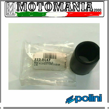 2230147  GIUNTO FLESSIBILE X SILENZIATORE MARMITTA D.22-25 L.42 POLINI