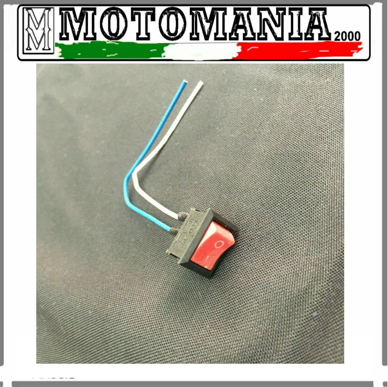INTERRUTTORE A PULSANTE RETTANGOLARE 01 ON-OFF AUTO E MOTO