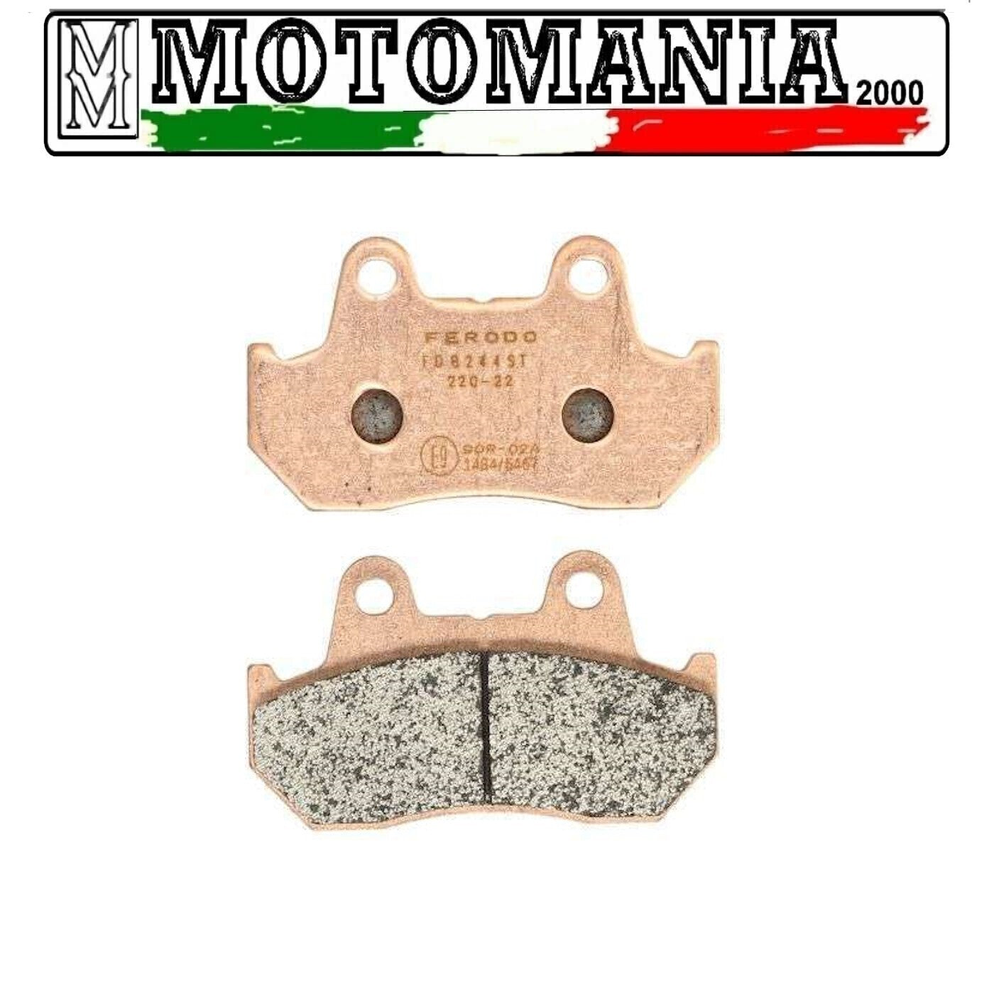 FDB244ST PASTIGLIE FRENO ANTERIORE E POSTERIORE SINTERGRIP PER HONDA  *