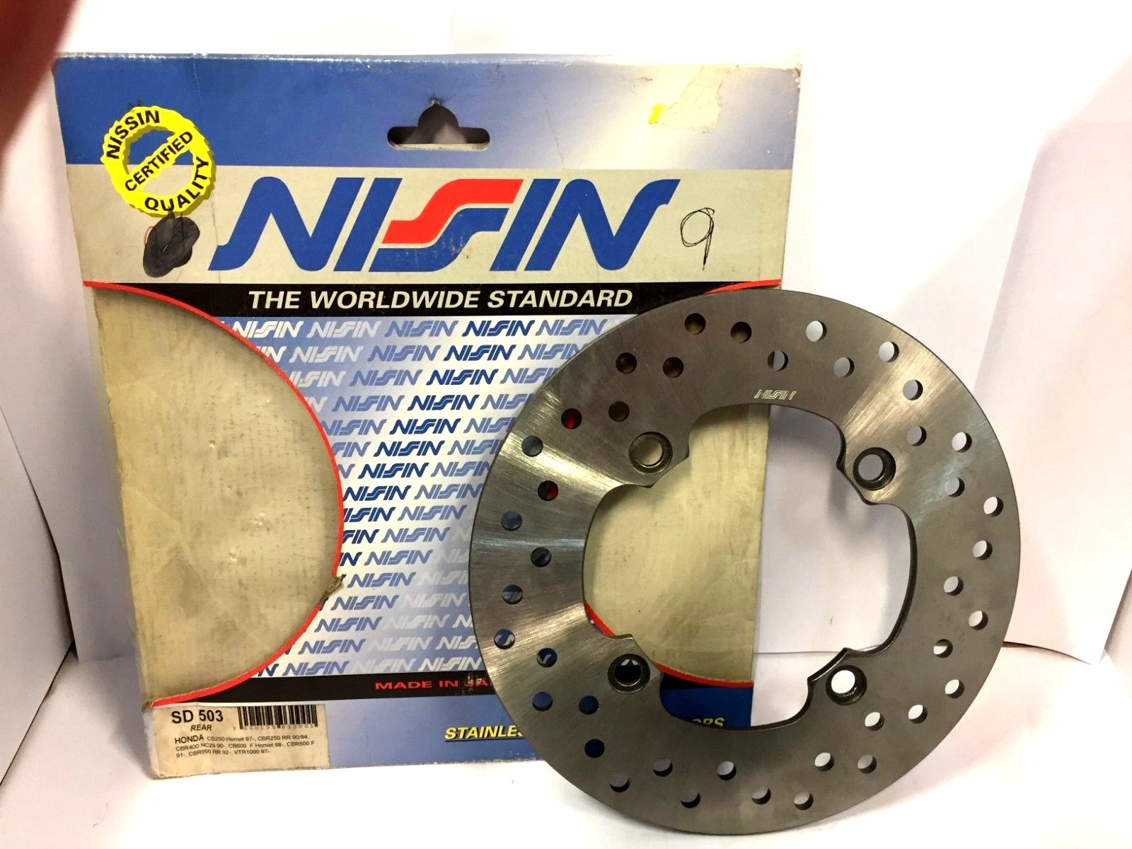 SD503 DISCO FRENO NISSIN HONDA CB 250-07-CBR 250 RR -90-94-CBR 400 CB 600