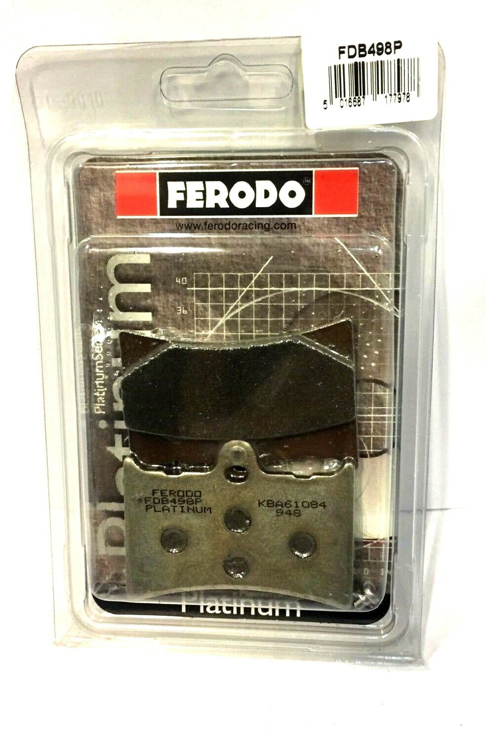 FDB498P CP PASTIGLIE FRENO ANTERIORE PER APRILIA RS 125 ANNO 92 -93
