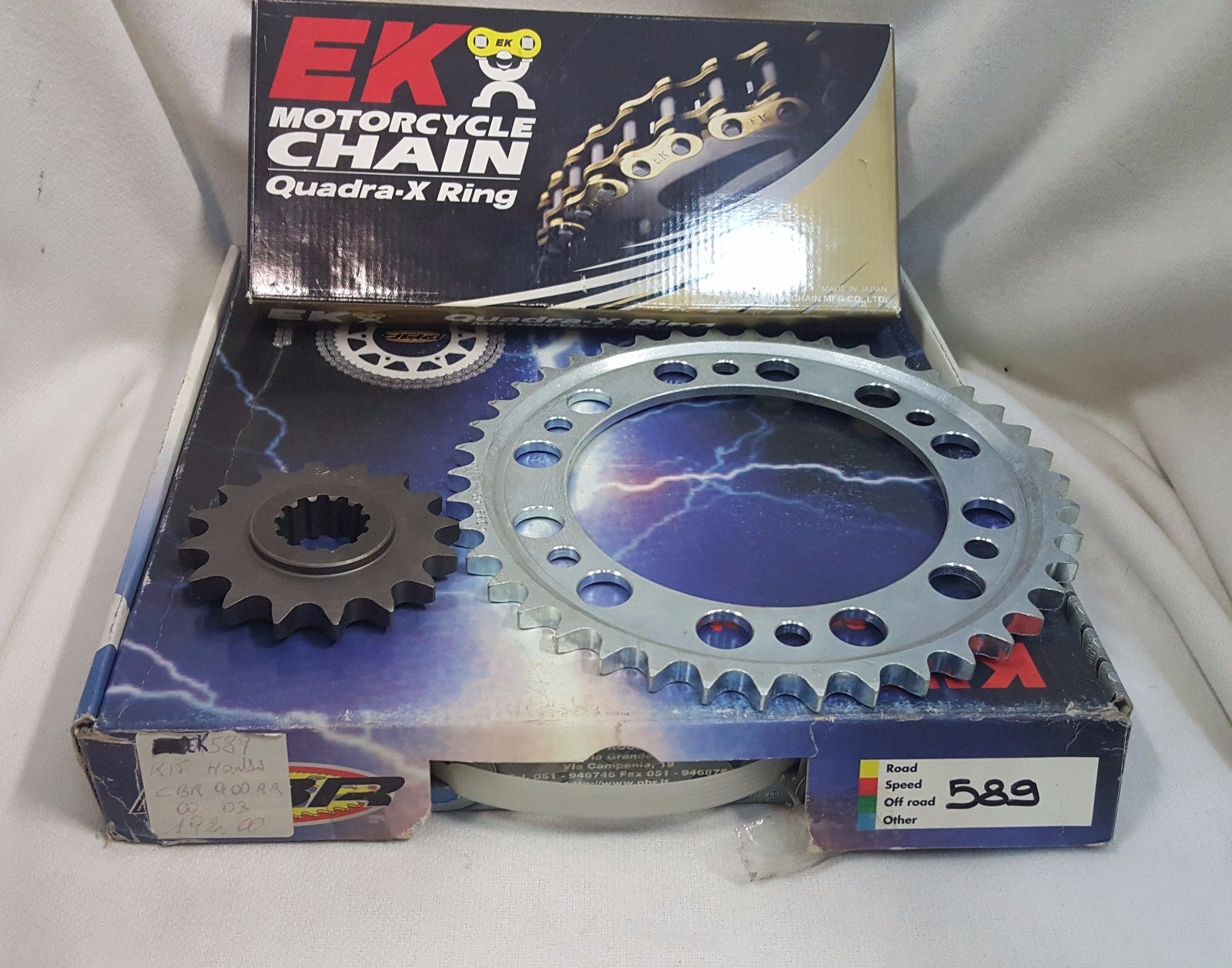 Honda 900 CBR-RR FIRE BLADE 2002-2003 SPROCKET CROWN CHAIN PBR TRANSMISSION KIT