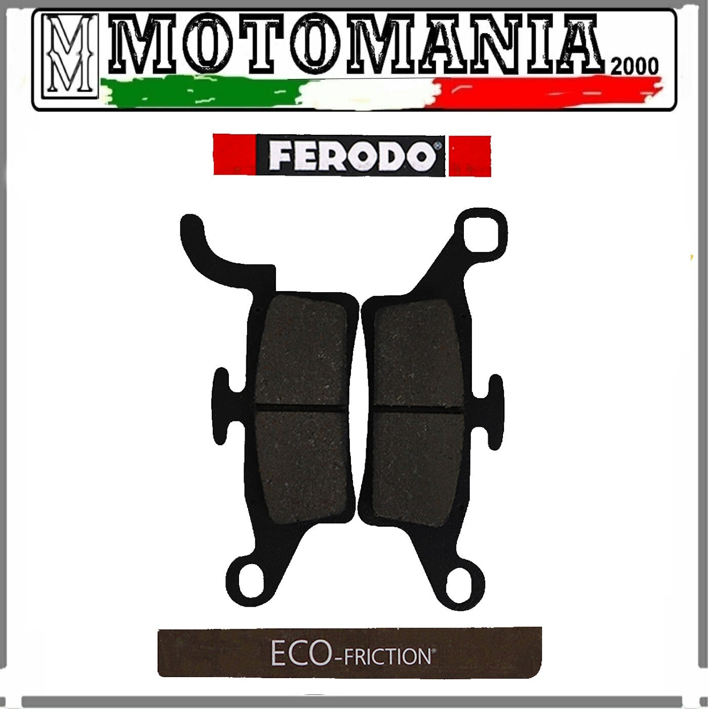 FDB2264EF PASTIGLIE FRENO POSTERIORE FA 492 PER MBK YAMAHA