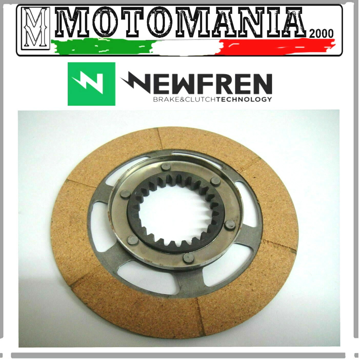 F1195 - DISCO FRIZIONE NEWFREN PIAGGIO APE MP P 601 I-II SERIE - MP 220 1978>