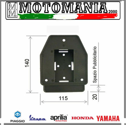 142700020 PORTATARGA RMS PER CICLOMOTORE 50