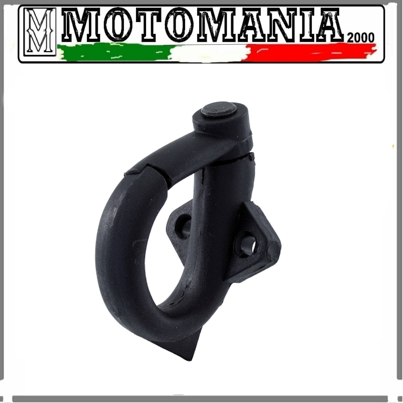 GANCIO PORTABORSA NERO VESPA PX 125-150-200 (VEDI COMPATIBILITA' IN DESCRIZIONE)