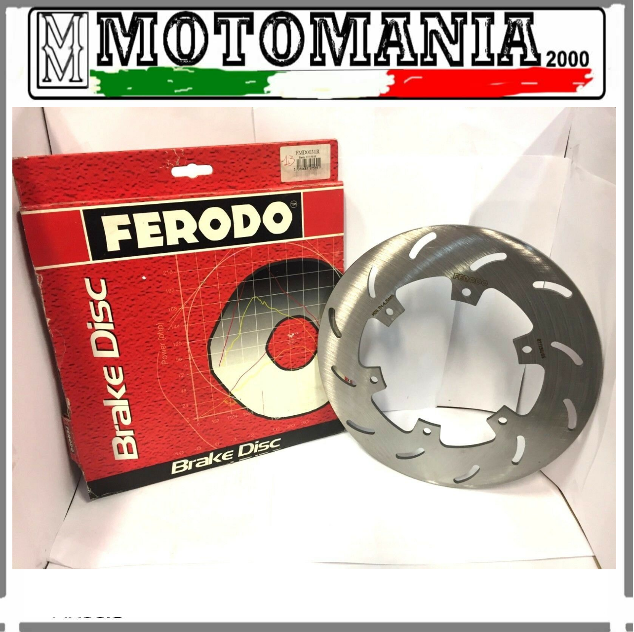 FMD0031R DISCO FRENO ANTERIORE YAMAHA XT TENERE 600 1987-1990