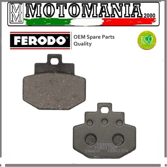 FDB2115EF PASTIGLIE FRENO POSTERIORE ECO F BENELLI GILERA PIAGGIO