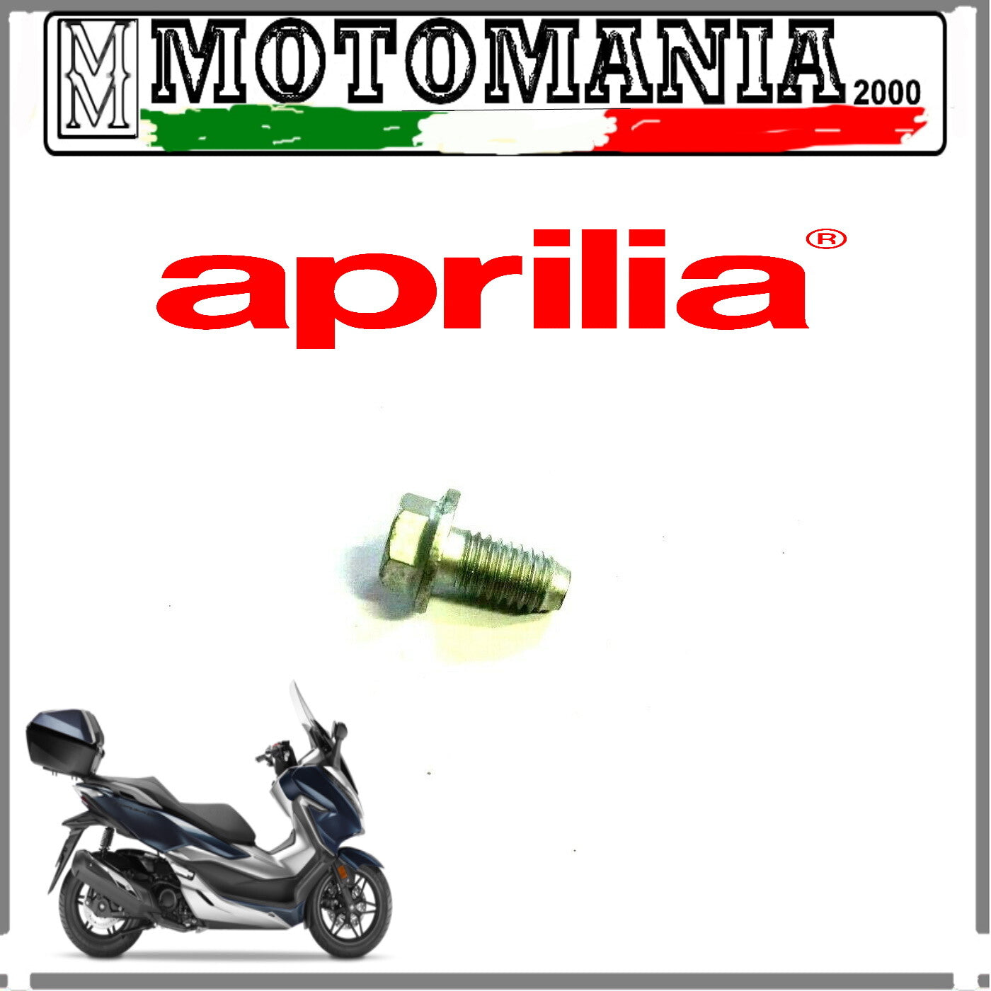 AP8152277 FLANGED TE SCREW M6X12 HEX HEAD FOR MOTORCYCLES AND SCOOTERS *