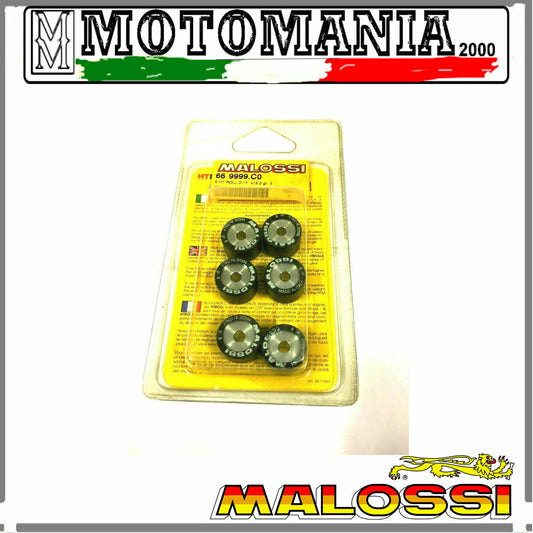 669999C0 KIT 6 ROLL VARIATOR 17X12.3 GR.05 MALOSSI CAGIVA PROGRESS 50