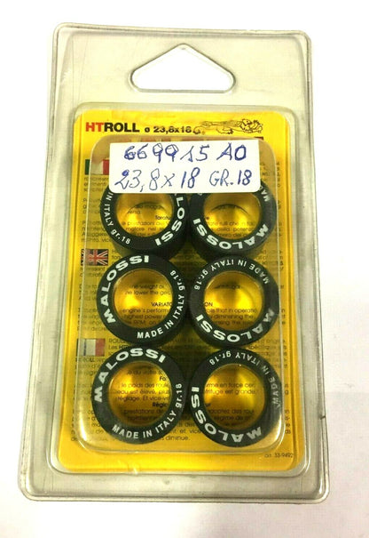 669915.A0 KIT 6 RULLI VARIATORE 23,8X18 GR.18 HONDA HELIX 250 4T LC