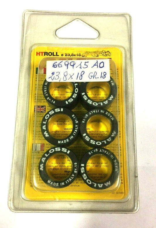 669915.A0 KIT 6 RULLI VARIATORE 23,8X18 GR.18 HONDA HELIX 250 4T LC