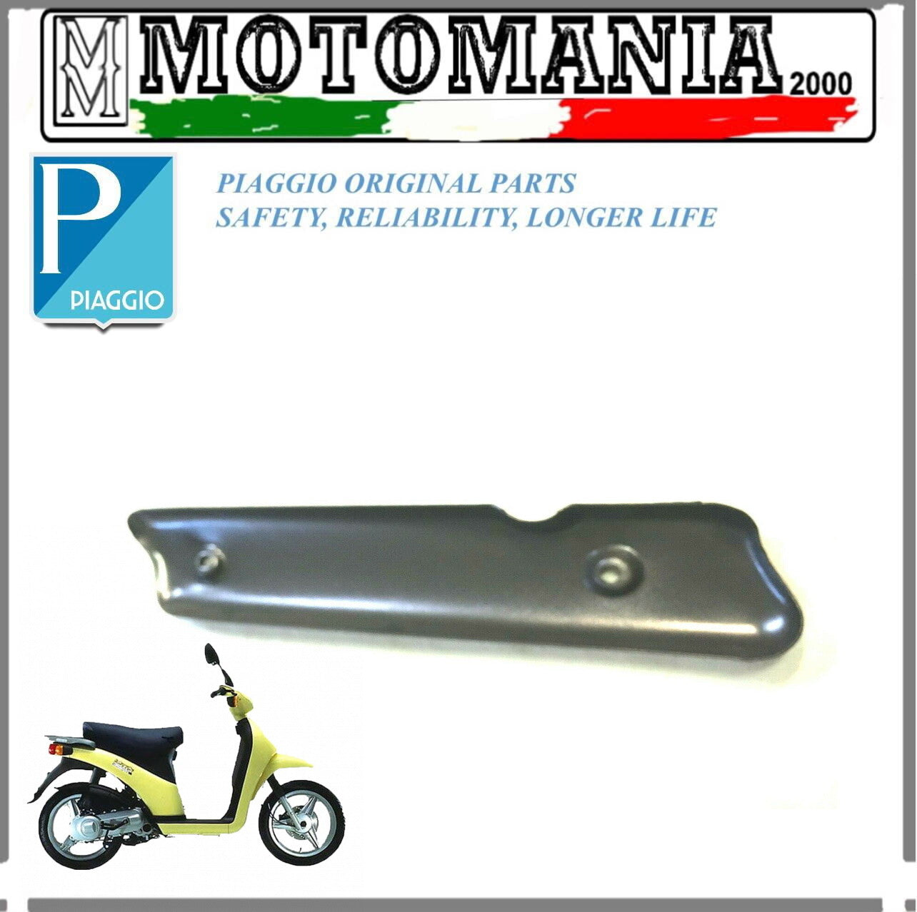 431731 PROTEZIONE  PARACALORE  MARMITTA ORIGINALE PIAGGIO FREE