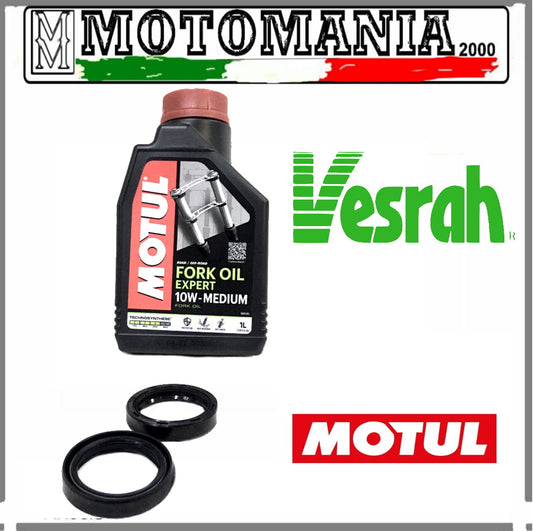 FORK OIL KIT + OIL 10W MOTUL TRIUMPH DAYTONA 750 YEAR 1991*
