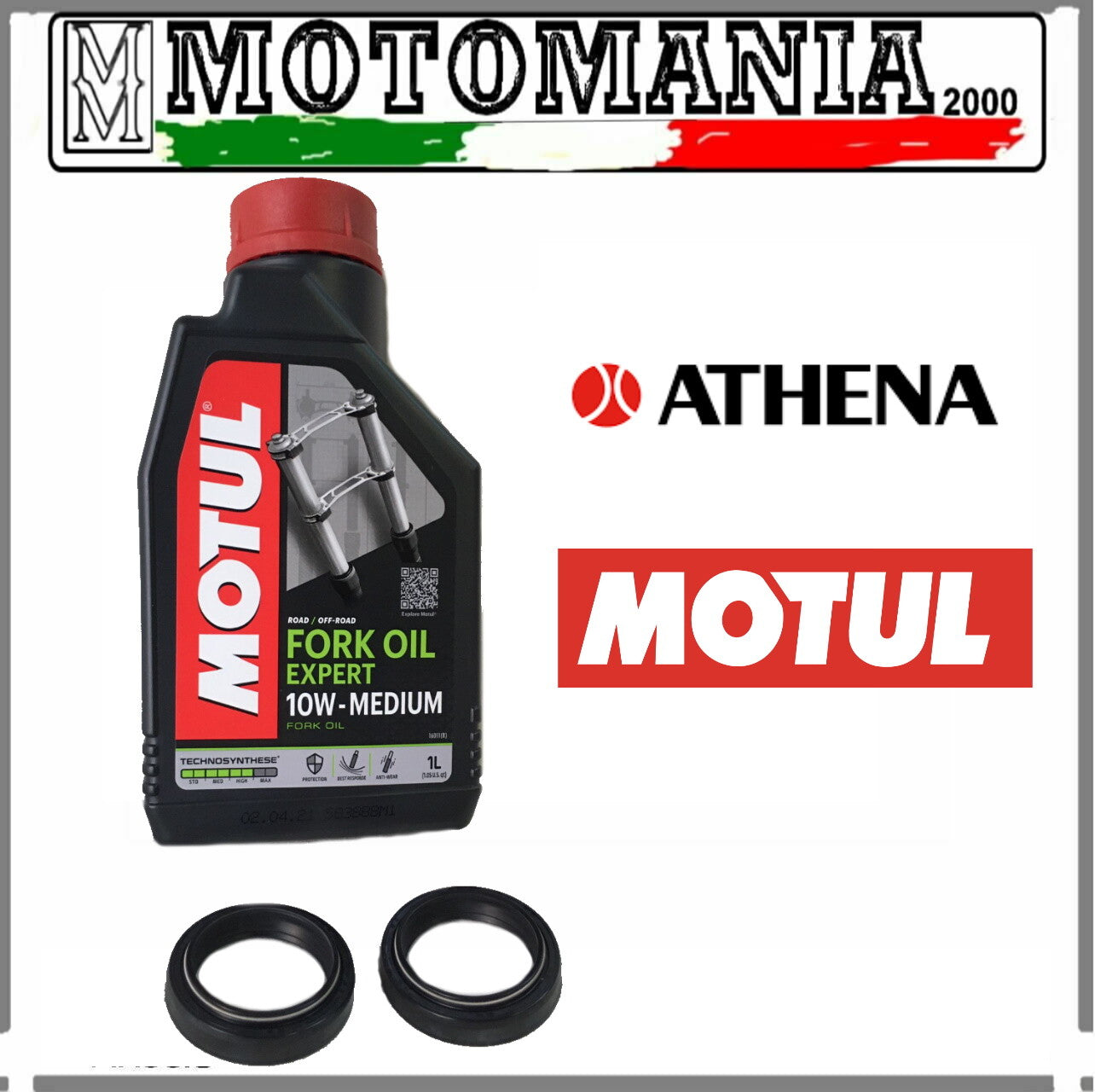 KIT PARAOLI + OLIO FORCELLA 10W MOTUL YAMAHA X-CITY 125 ANNO 08-10