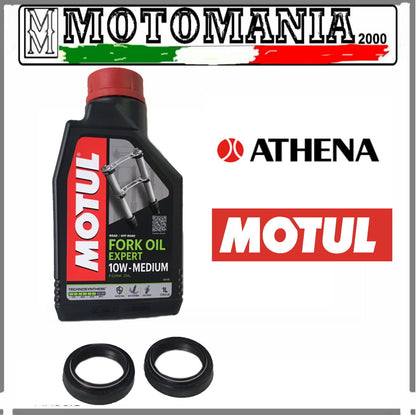 KIT PARAOLI + OLIO FORCELLA 10W MOTUL YAMAHA X-CITY 125 ANNO 08-10