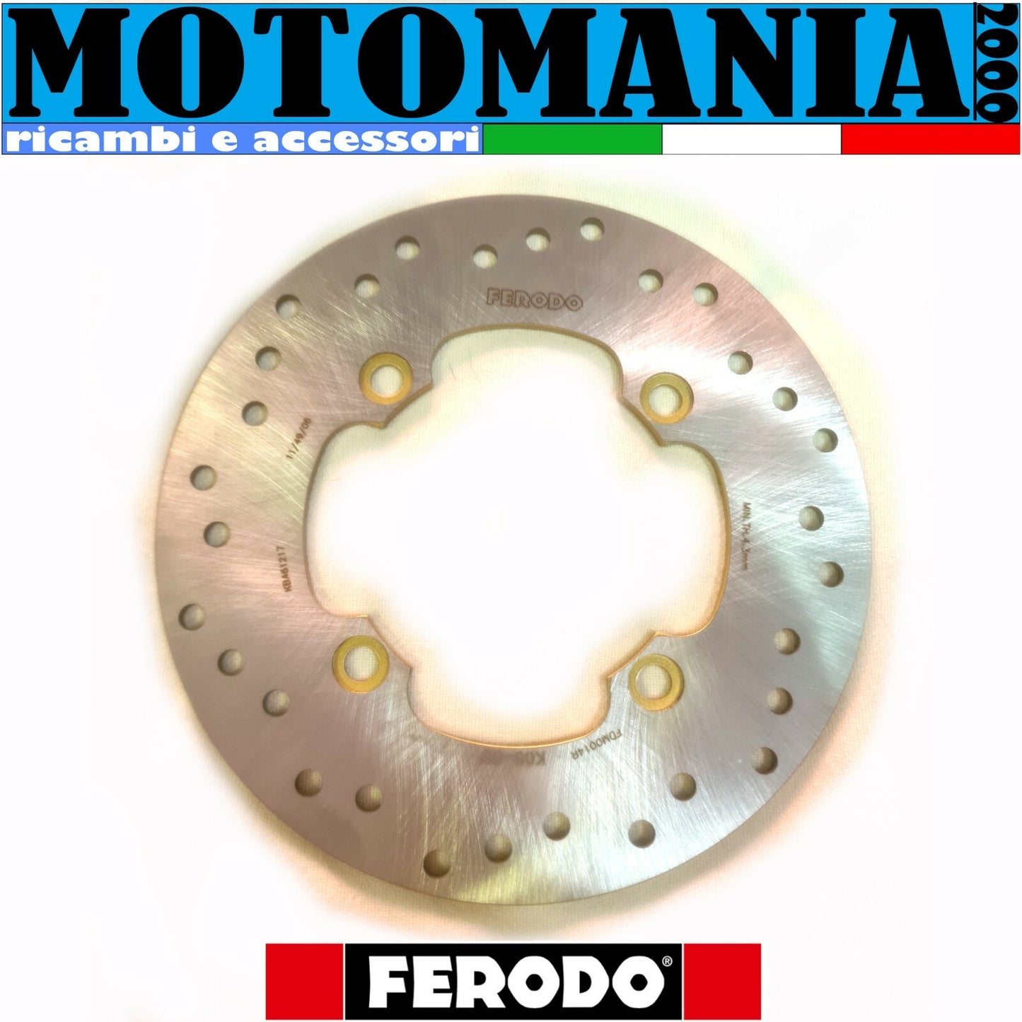 FMD0014R REAR FERODO BRAKE DISC FOR TRIUMPH DAYTONA SPEED FOUR
