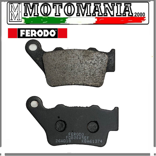 FDB2005EF PASTIGLIE FRENO POSTERIORE  APRILIA BETA HONDA KTM YAMAHA TRIUMPH *