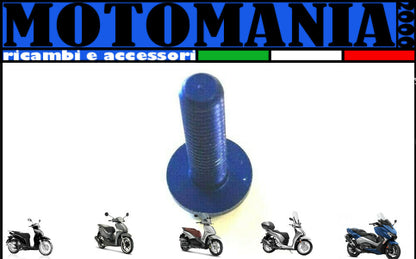 ERGAL BLUE MOTORCYCLE HEX HOLLOW CURVED HEAD SCREW *