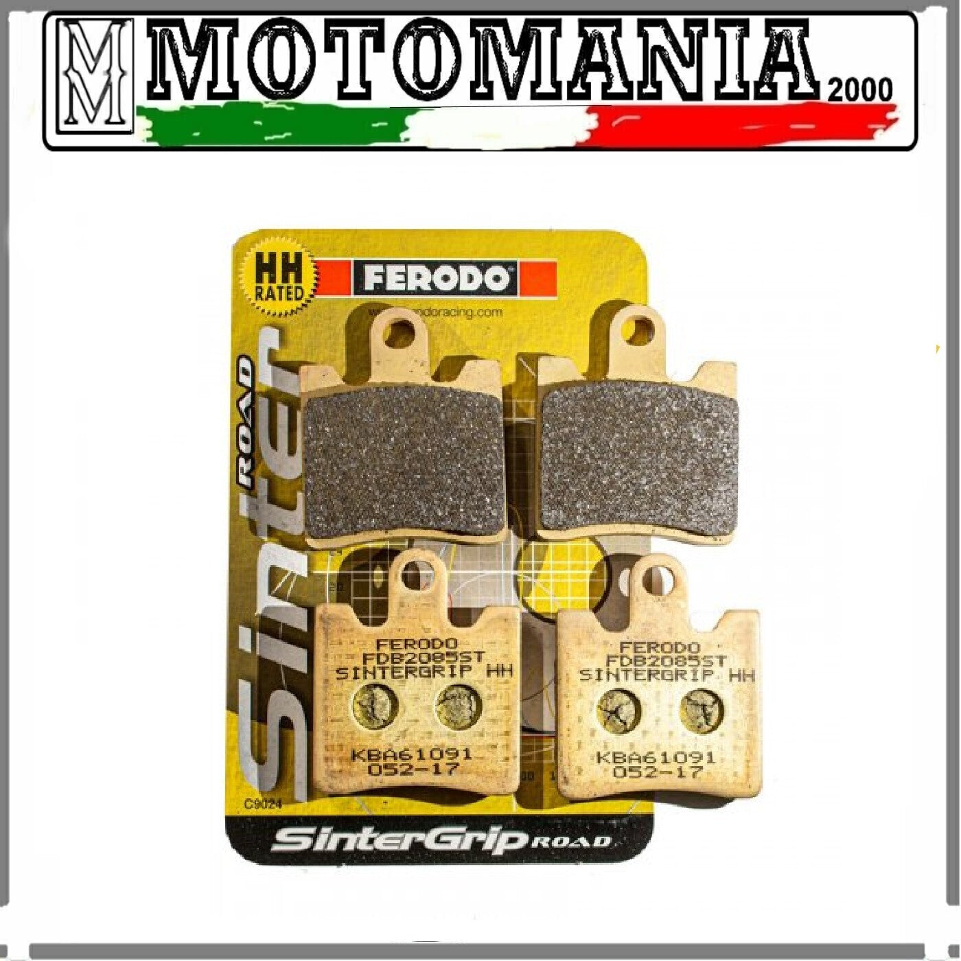 FDB2085ST PASTIGLIE FRENO ANTERIORE SINTERGRIP PER SUZUKI KAWASAKI YAMAHA