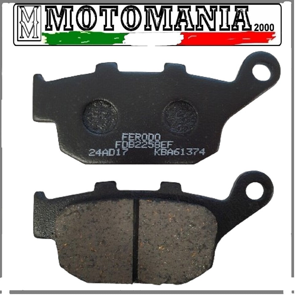 FDB2258EF  PASTIGLIE FRENO POSTERIORE  PER HONDA /KAWASAKI /SUZUKI  *