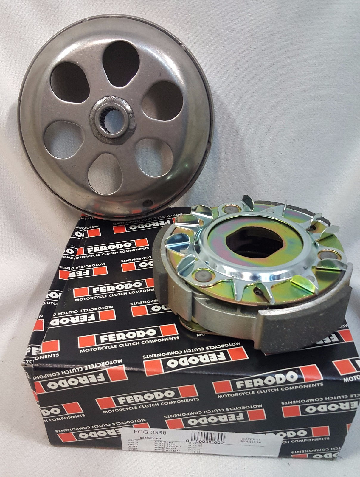 FCG0558 CLUTCH KIT + BELL FERODO APRILIA SPORT CITY 200 -2004-2005