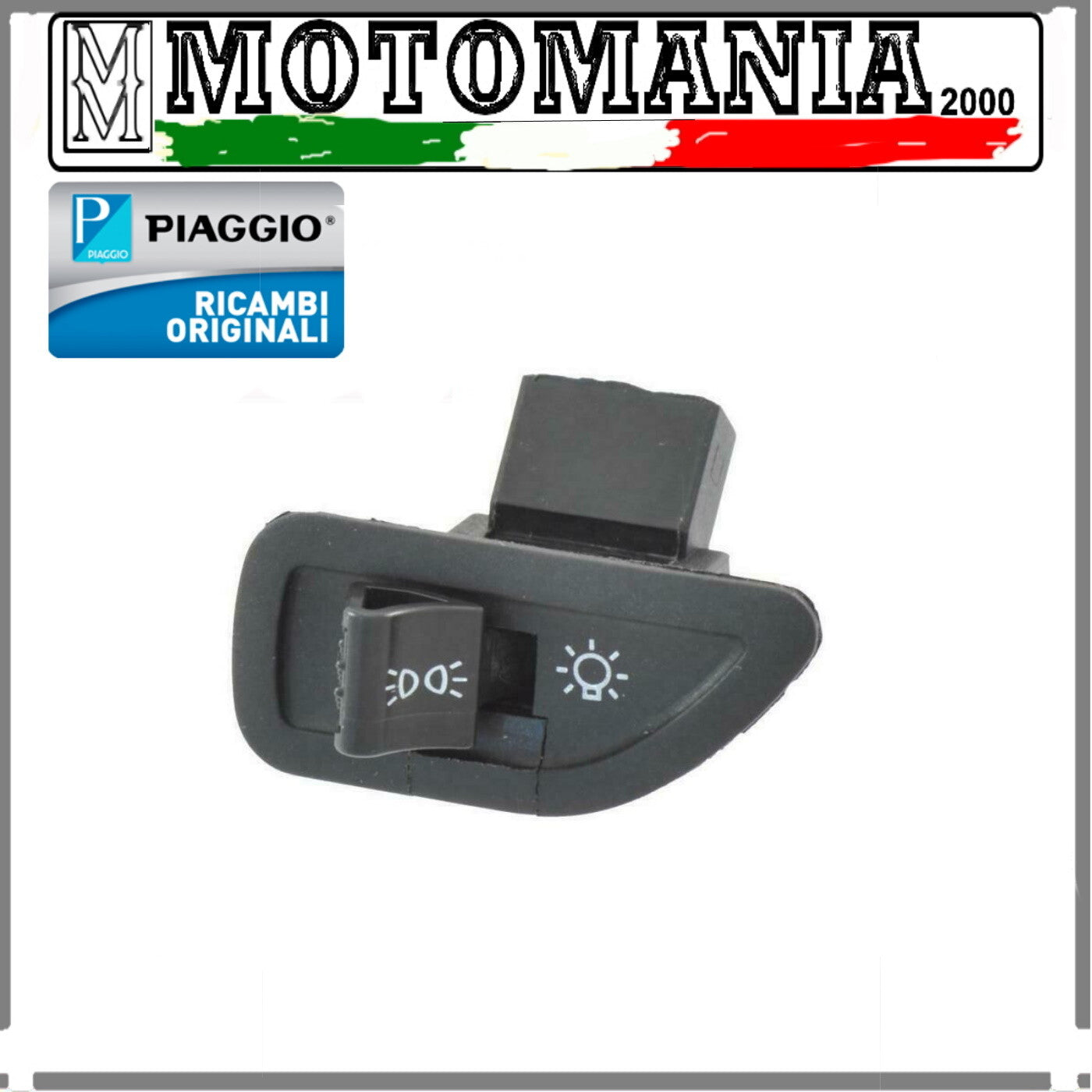 COMMUTATORE INTERRUTTORE PULSANTE LUCI PIAGGIO BEVERLY 500 - HEXAGON GTX 125