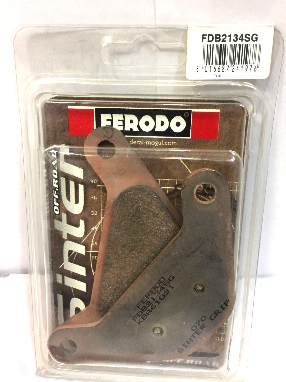 FDB2134SG CP PASTIGLIE FRENO FERODO SINTERIZZATE
