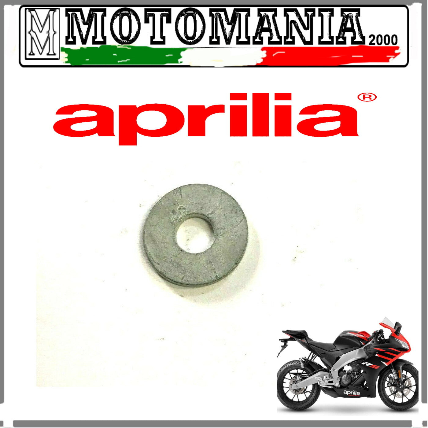 AP8150015 ROSETTA RONDELLA 6,6X18X1,6 UNI 6563-69 RS 125 CAPONORD RSV 1000  *